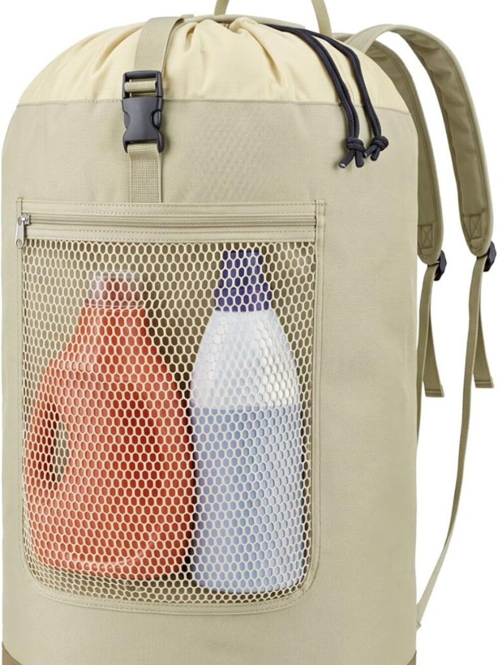 Laundry Backpack Bag for College - 75L Laundry Bag, Khaki
